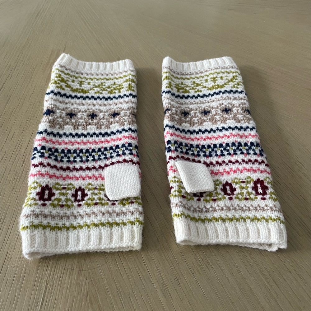 Echo Multicolor Fingerless Gloves - image 2